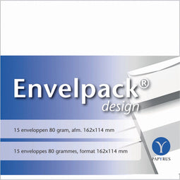 Envelop papyrus envelpack c6 114x162mm wit | 10 stuks