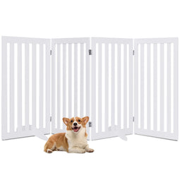 Coast Opvouwbare Honden Barrière - 89 cm Hoog - 4 Panelen - Wit