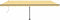 vidaXL - Luifel - vrijstaand - automatisch - 600x300 - cm - geel - en - wit