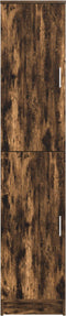 vidaXL - Hoge - Kast - in - Rook - Eik - 35x39x168 - cm - Geengineerd - Hout