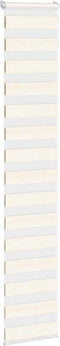 vidaXL - Zebra - rolgordijn - 50x200 - cm - stofbreedte - 45,9cm - marmerbeige