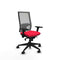 Piqueras y Crespo 3D066N0 - Bureaustoel - Verstelbare hoogte met armleuning en hoofdsteun - Rood