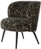 Light & Living Fauteuil Dieyda - Zwart/Wit