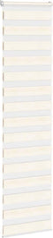 vidaXL - Zebra - rolgordijn - 65x230 - cm - stofbreedte - 60,9 - cm - marmerbeige
