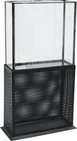 PTMD Sita Lantaarn - 25 x 10 x 48,5 cm - Metaal - Zwart