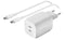 Belkin BoostCharge Pro 65 W - 2-poorts USB-C GaN snellader met PPS - Wit
