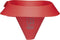 Colourworks Trechter 17 X 26 Cm Siliconen Rood