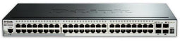 D-Link DGS-1510-52X - Managed Switch - 48P GB Layer 3 4x10GB SFP+ - Zwart