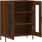 vidaXL - Dressoir - 69,5x34x90 - cm - bewerkt - hout - bruin - eikenkleur