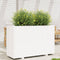 vidaXL - Plantenbak - 110x40x72,5 - cm - massief - grenenhout - wit