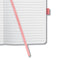 Sigel - notitieboek - Jolie Impress - A5 - hardcover - 174 pagina's - lijn - 80 grams papier - salmon pink - SI-JN203