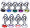 Small/Medium/Large roze - Set Fetish Masturbatie Seksspeeltje - Anale Butt Plug Haak - Anale Butt Plug met Transparant Kristal Diamant - Beginners - 27/33 MM