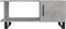vidaXL - Salontafel - 90x50x40 - cm - bewerkt - hout - betongrijs