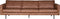 BePureHome Rodeo Bank 3-Zits - Recycle Leer - Cognac - 85x277x86