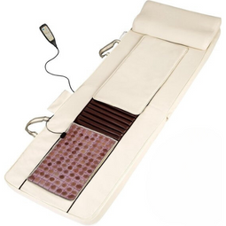 Shiatsu Massagematras - Draagtas - Meerdere Massageopties - Warmtefunctie - 186,5 x 60 x 11 cm
