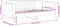 vidaXL - Slaapbank - 90x200 - cm - fluweel - geel