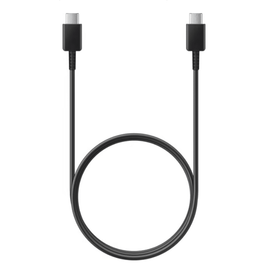 Samsung USB-C naar USB-C Kabel 60W 1m - Kunststof - Zwart