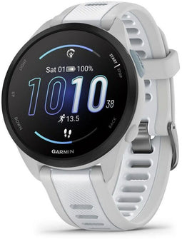 Garmin Forerunner 165 - GPS-hardloopsmartwatch - AMOLED-touchscreen - Grijs (Grijs Wit)