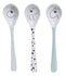 Done by Deer - Set van 3 melamine lepels 'Dots' - blue