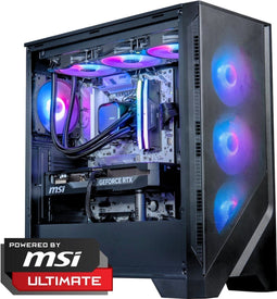 FlowUp x Powered By MSI - De Nog Enger PC - AMD Ryzen 7 9700X - GeForce RTX 5070 Ti 16GB - 32GB DDR5-6000 - 2TB NVMe SSD