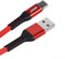 UNIQ Accessory - USB Type-C Kabel - Snellader 100cm nylon - Rood