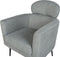 SOBY - Fauteuil - Grijs - Polyester