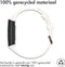 imoshion Siliconen bandje - Geschikt voor Fitbit Charge 4, Charge 3 - Wit - One Size
