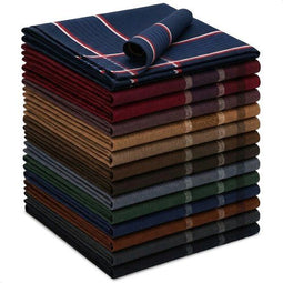 Luft Zakdoeken heren - 100% katoen - 43x43cm - Set van 14 stuks