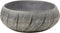 vidaXL - Opzetwasbak - ovaal - 59x40x15 - cm - keramiek - zwart - en - grijs