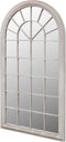 vidaXL - Tuinspiegel - rustiek - boogvormig - 60x116 - cm
