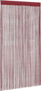 vidaXL - Dradengordijnen - 100x250 - cm - wijnrood - 2 - st