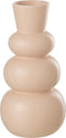 J-Line vaas Gamma Dolomiet - keramiek - roze