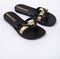 Ipanema Kirei - Dames Slippers - Metallic bandje - Zwart/Goud - Maat 41/42