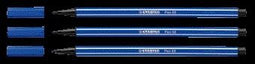STABILO Pen 68 - Premium Viltstift - Donkerblauw - Doos 10 stuks