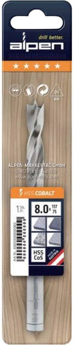 Alpen-Maykestag 0063301400100 - Hout-spiraalboor 14 mm - Hittebestendig en scherpe snijvlakken