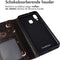 imoshion Hoesje Geschikt voor Samsung Galaxy A40 Hoesje Met Pasjeshouder - imoshion Design Bookcase smartphone - Zwart / Sky Black