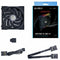 Lian Li Uni Fan TL Reverse - Case Fan 120mm - RGB verlichting - Zwart (1-pack)