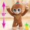 Pluche interactieve aap Peanut Furreal, pluche aap, 38 cm hoog met geluidsfuncties, speelgoed voor k