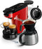 Philips HD6592/84 - Koffiemachine - PAD- EN FILTERKOFFIEZETAPPARAAT - Thermische kan - Deep black