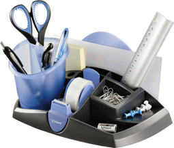 Essentials accessoire houder & pennenkoker - blauw