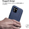 iMoshion Hoesje Geschikt voor Samsung Galaxy A03 Hoesje Siliconen - iMoshion Rugged Shield Backcover - Blauw