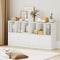 Coast Boekenkast - 3 Vakken en 2 Deuren - 70 x 30 x 70 cm - Wit