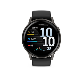 GARMIN Venu 4 45mm Zwart/Zwart Smartwatch Zwart