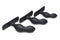 Master Series - P-Spot Plugger - 3 Anaal Pluggen met Harnas - Zwart