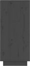 vidaXL - Dressoir - 31,5x34x75 - cm - massief - grenenhout - grijs
