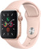 Apple Watch Series 5 (44mm) - Smartwatch - Always-on display Kompas - Goud (Roze)