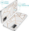 iMoshion Hoesje Geschikt voor Samsung Galaxy A41 Hoesje Siliconen - iMoshion Design hoesje - Wit / Meerkleurig / Goud / White Graphic