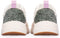 POSH by Poelman CAROCEL - Dames sneakers - Vetersluiting chunky zool 4 cm - Beige