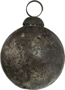 PTMD Mert Kerstbal - H7,5 x Ø7,5 cm. - Glas - Brons kleurig