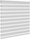 vidaXL - Zebra - rolgordijn - 145x100 - cm - stofbreedte - 140,9 - cm - lichtgrijs